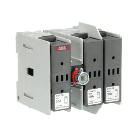 ABB OS30FACC12 Lasttrennschalter für Sicherungen 3-polig 30 A, mit Griff und Welle