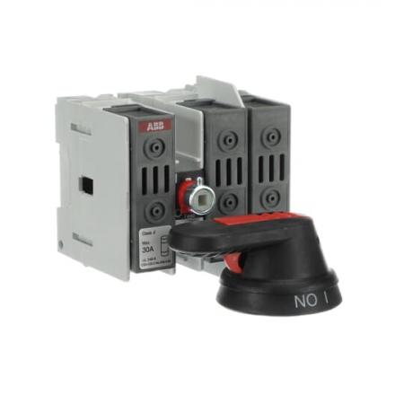 ABB OS30FAJ12P Lasttrennschalter für Sicherungen 3-polig 30 A, mit Griff und Welle UL/CSA