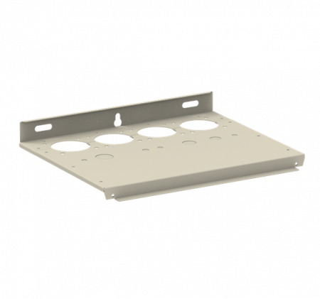 ABB OEZXPE34R Kabeleinführung für Stahlblechgehäuse Größe 400x330 mm mit 4 Ringflansch-Öffnungen