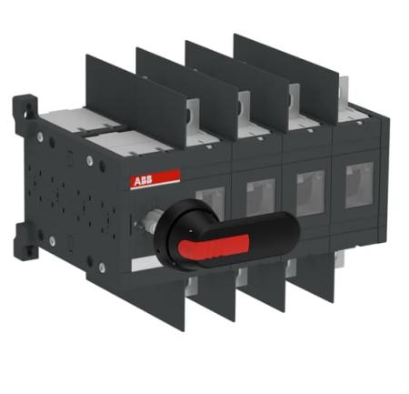 ABB OT400U04DP Doppel-Lasttrennschalter 4-polig 400 A, mit Griff und Welle UL Variante