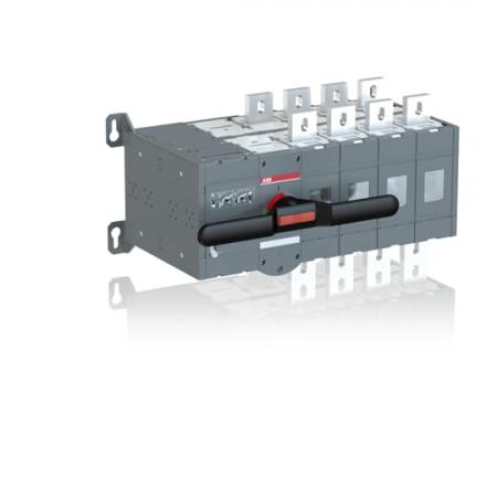 ABB OTM1250E4CM24D Lastumschalter mit Motor 4-polig 1250 A, mit Griff für manuellen Betrieb Motorspannung Ue 24V DC/I-0-II