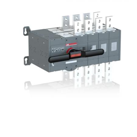 ABB OTM1600E4CM24D Lastumschalter mit Motor 4-polig 1600 A, mit Griff für manuellen Betrieb Motorspannung Ue 24V DC/I-0-II