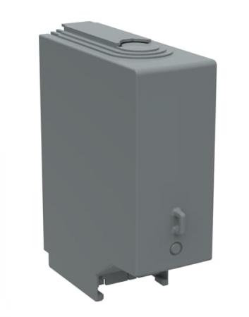 ABB OSS160GG1L/4 Klemmenabdeckung Schnappbefestigung grauer Kunststoff IP3X lange Ausführung VPE 4