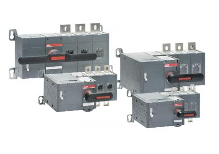 ABB OTM315E3M230C Lasttrennschalter mit Motor 3-polig 315 A, mit Griff für manuellen Betrieb Motorspannung Ue 220-240 V AC