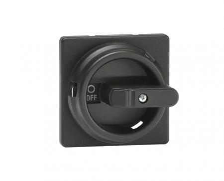 ABB OZ331SPB Rundgriff schwarz Wellen-ø 6 mm IP65 für Lasttrennschalter Trägerplatten und DIN-Schienenmontage