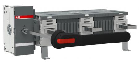 ABB OT1600EM03W8P Erdungsschalter 3-polig mit Griff und Welle/großer Phasenabstand Mech. 90° gedreht Icw/1 Schließer 50 kA, Icm 110 kA