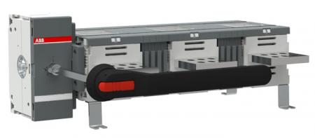 ABB OT2500EM03W8P Erdungsschalter 3-polig mit Griff und Welle/großer Phasenabstand Mech. 90° gedreht Icw/1 Schließer 55kA, Icm 176 kA