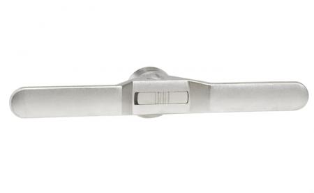 ABB OHM200L12P Edelstahlgriff grau 2x200 mm Wellen-ø 12 mm IP66 Beschriftung 0 OFF-1 ON