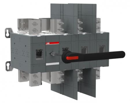 ABB OT2000U13P Lasttrennschalter 4-polig 2000 A, mit Griff und Welle UL/CSA Trägerplattenmontage