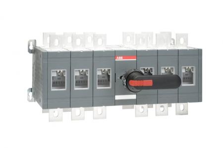 ABB OT630E33CP Lastumschalter 6-polig 630 A, mit Griff und Welle offene Umschaltung I-0-II