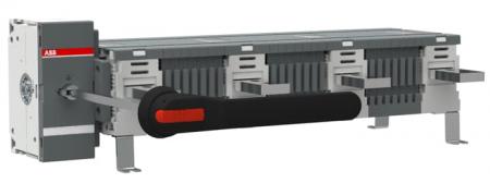 ABB OT1600EM04W8P Erdungsschalter 4-polig mit Griff und Welle/großer Phasenabstand Mech. 90° gedreht Icw/1 Schließer 50 kA, Icm 92 kA