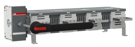 ABB OT2500EM04W8P Erdungsschalter 4-polig mit Griff und Welle/großer Phasenabstand Mech. 90° gedreht Icw/1 Schließer 55kA, Icm 176 kA