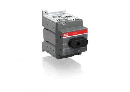 ABB OTDC25F4 DC-Lasttrennschalter 4-polig 25 A, mit schwarzem Knebelgriff 2x1000/2x660 V DC Zweikreis