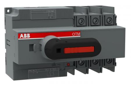 ABB OTM63F3M230V Lasttrennschalter mit Motor 3-polig 63 A, mit Griff für manuellen Betrieb Motorspannung Ue 220-240 V AC/DC
