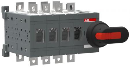 ABB OT250E40CP Lastumschalter 4-polig 250 A, mit Griff und Welle I-0-II