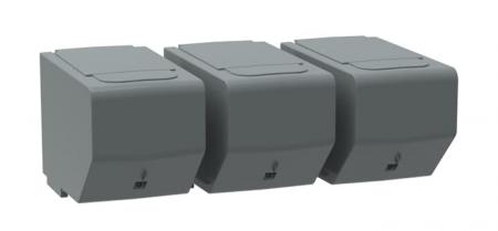 ABB OTS4000G1S/3 Schließer/3 Klemmenabdeckung Schnappbefestigung grauer Kunststoff IP3X grau kurze Ausführung VPE 3