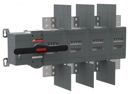 ABB OTM4000E4W8M230C Lasttrennsch. mit Motor 4-polig 4000 A, mit Griff für manuellen Betrieb Motspg. Ue 220-240 V AC/185 mm Phasenabstand