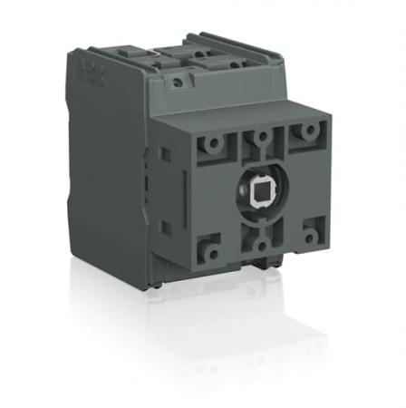 ABB OTDC25UST4 DC-Lasttrennschalter 4-polig 25 A, ohne Griff UL Türmontage 2x600 V DC mit mont. Kurzschlussb. Zweikreis