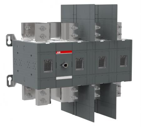 ABB OT1600U13 Lasttrennschalter 4-polig 1600 A, ohne Griff und Welle UL/CSA Trägerplattenmontage
