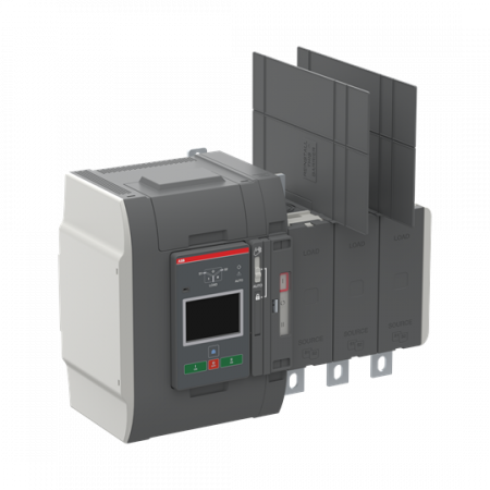 ABB OXB500E3X4QB Automatischer Umschalter TruONE 3-polig 500 A, Level 4 Steuereinheit 200 ... 480 V AC, Zugang unten verzögerte Umschaltung I-0-II