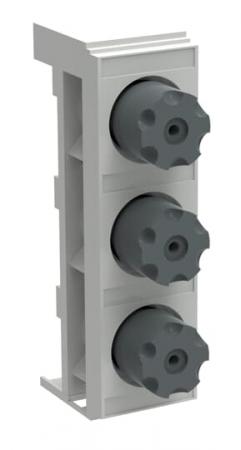 ABB XLPD0-FB-E33/57-3P DIII-Sicherungssockel 3-polig 63 A, mit Rahmenklemmen DIII E33 Breite 57mm Phasenabstand 60 mm