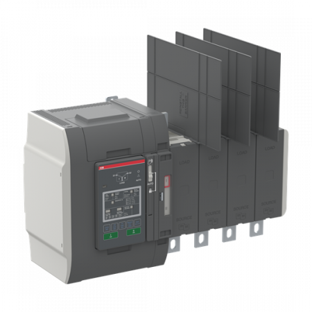 ABB OXA400U3S2QB Automatischer Umschalter TruONE 3-pol + N 400 A, Level 2 Steuereinheit 200 ... 480 V AC, Zugang unten offene Umschaltung I-II UL