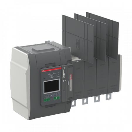 ABB OXA600U3O3QB Automatischer Umschalter TruONE 3-pol + N 600 A, Level 3 Steuereinheit 200 ... 480 V AC, Zugang unten offene Umschaltung I-II UL
