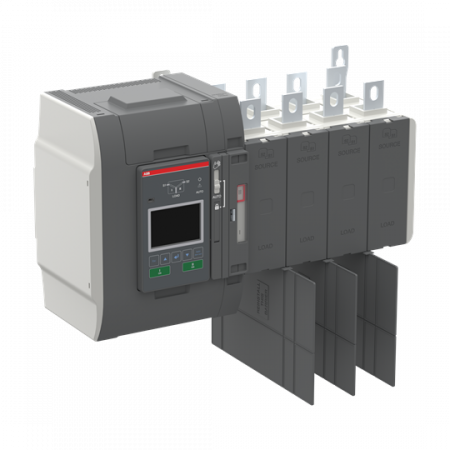 ABB OXA600U3O3QT Automatischer Umschalter TruONE 3-pol + N 600 A, Level 3 Steuereinheit 200 ... 480 V AC, Zugang oben offene Umschaltung I-II UL