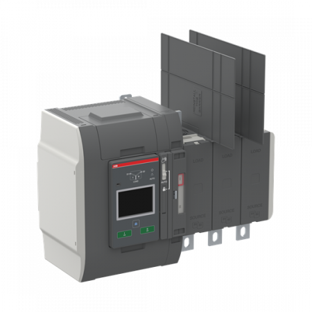 ABB OXA600U3X4QB Automatischer Umschalter TruONE 3-polig 600 A, Level 4 Steuereinheit 200 ... 480 V AC, Zugang unten offene Umschaltung I-II UL