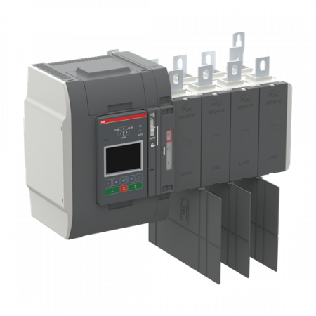 ABB OXB400U3S3QT Automatischer Umschalter TruONE 3-pol + N 400 A, Level 3 Steuereinheit 200 ... 480 V AC, Zugang oben verzögerte Umschaltung I-0-II UL