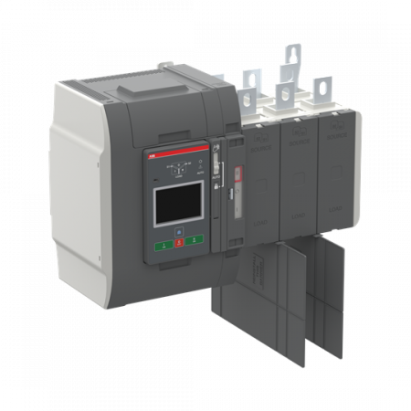 ABB OXB600U3X4QT Automatischer Umschalter TruONE 3-polig 600 A, Level 4 Steuereinheit 200 ... 480 V AC, Zugang oben verzögerte Umschaltung I-0-II UL