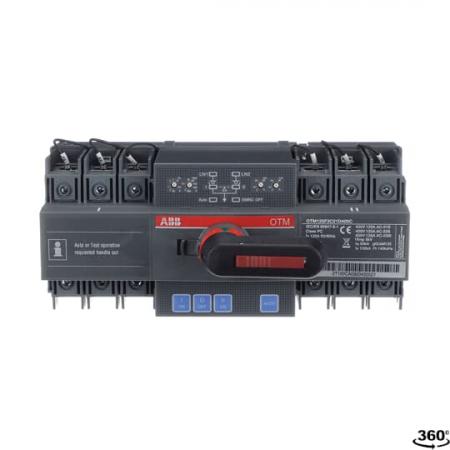 ABB OTM125F3C21D400C Automatischischer Umschalter 3-polig 125 A, 21D Steuereinheiteit 154 ... 480 V AC, Zugang oben offene Umschaltung I-0-II