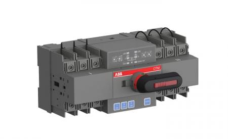ABB OTM63F3C21D400C Automatischer Umschalter 3-polig 63 A, 21D Steuereinheiteit 154 ... 480 V AC, Zugang oben offene Umschaltung I-0-II