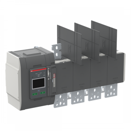 ABB OXA800U3S4QB Automatischer Umschalter TruONE 3-pol + N 800 A, Level 4 Steuereinheit 200 ... 480 V AC, Zugang unten offene Umschaltung I-II UL