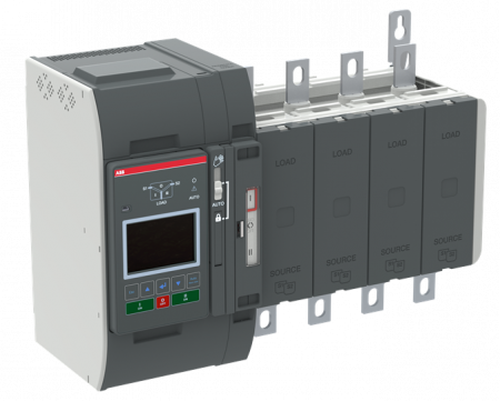 ABB OXB315E3S3QB Automatischer Umschalter TruONE 3-pol + N 315 A, Level 3 Steuereinheit 200 ... 480 V AC, Zugang unten verzögerte Umschaltung I-0-II