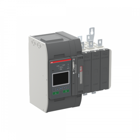 ABB OXA200U3X3QT Automatischer Umschalter TruONE 3-polig 200 A, Level 3 Steuereinheit 200 ... 480 V AC, Zugang oben offene Umschaltung I-II UL