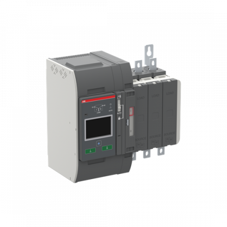 ABB OXA200U3X4QB Automatischer Umschalter TruONE 3-polig 200 A, Level 4 Steuereinheit 200 ... 480 V AC, Zugang unten offene Umschaltung I-II UL