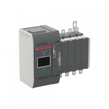 ABB OXA60U3O4QB Automatischer Umschalter TruONE 3-pol + N 60 A, Level 4 Steuereinheit 200 ... 480 V AC, Zugang unten offene Umschaltung I-II UL