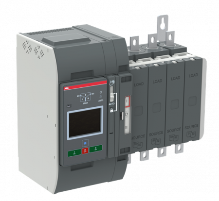 ABB OXB200E3S4QB Automatischer Umschalter TruONE 3-pol + N 200 A, Level 4 Steuereinheit 200 ... 480 V AC, Zugang unten verzögerte Umschaltung I-0-II