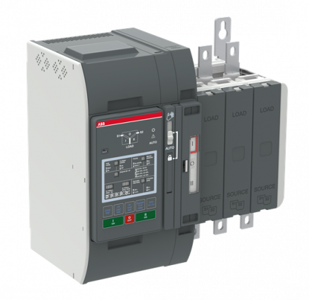 ABB OXB200E3X2QB Automatischer Umschalter TruONE 3-polig 200 A, Level 2 Steuereinheit 200 ... 480 V AC, Zugang unten verzögerte Umschaltung I-0-II