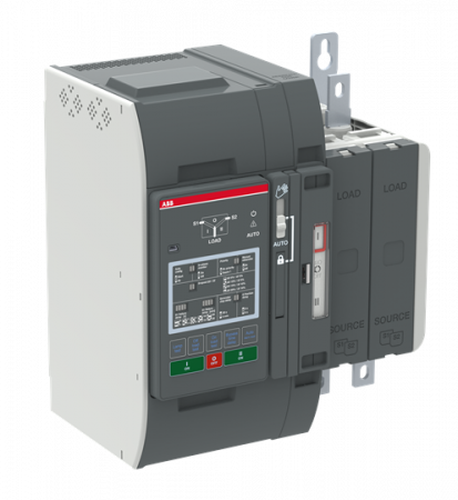 ABB OXB200U2X2QB Automatischer Umschalter TruONE 2-polig 200 A, Level 2 Steuereinheit 200 ... 480 V AC, Zugang unten verzögerte Umschaltung I-0-II UL