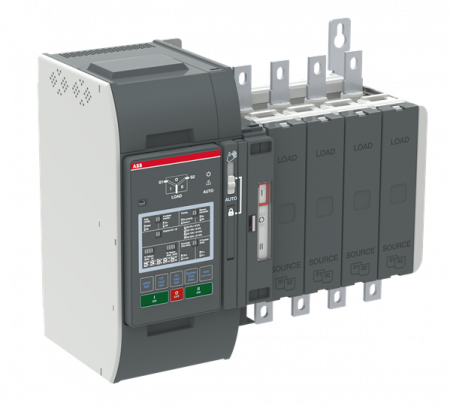 ABB OXB200U3S2QB Automatischer Umschalter TruONE 3-pol + N 200 A, Level 2 Steuereinheit 200 ... 480 V AC, Zugang unten verzögerte Umschaltung I-0-II UL