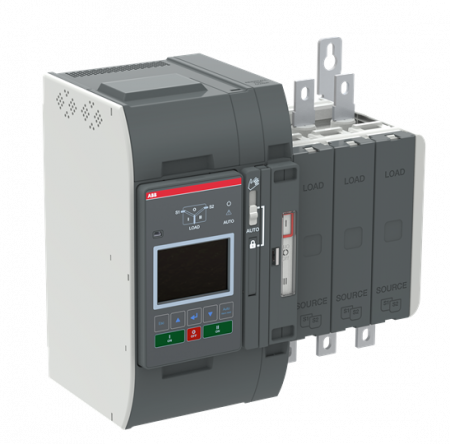 ABB OXB200U3X3QB Automatischer Umschalter TruONE 3-polig 200 A, Level 3 Steuereinheit 200 ... 480 V AC, Zugang unten verzögerte Umschaltung I-0-II UL