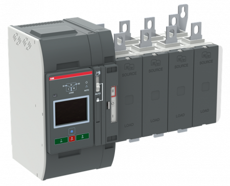 ABB OXB315E3S4QT Automatischer Umschalter TruONE 3-pol + N 315 A, Level 4 Steuereinheit 200 ... 480 V AC, Zugang oben verzögerte Umschaltung I-0-II