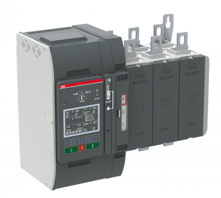 ABB OXB315E3X2QT Automatischer Umschalter TruONE 3-polig 315 A, Level 2 Steuereinheit 200 ... 480 V AC, Zugang oben verzögerte Umschaltung I-0-II