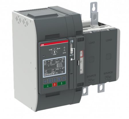 ABB OXB400E1S2QB Automatischer Umschalter TruONE 1P+N, 400 A, Level 2 Steuereinheit 200 ... 480 V AC, Zugang unten verzögerte Umschaltung I-0-II