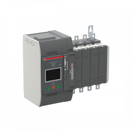 ABB OXB60U3S4QB Automatischer Umschalter TruONE 3-pol + N 60 A, Level 4 Steuereinheit 200 ... 480 V AC, Zugang unten verzögerte Umschaltung I-0-II UL
