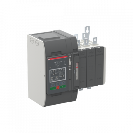 ABB OXB60U3X2QT Automatischer Umschalter TruONE 3-polig 60 A, Level 2 Steuereinheit 200 ... 480 V AC, Zugang oben verzögerte Umschaltung I-0-II UL
