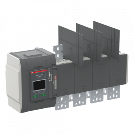 ABB OXA1000U3S3QB Automatischer Umschalter TruONE 3-pol + N 1000 A, Level 3 Steuerein 200 ... 480 V AC, Zugang unten offene Umschaltung I-II UL