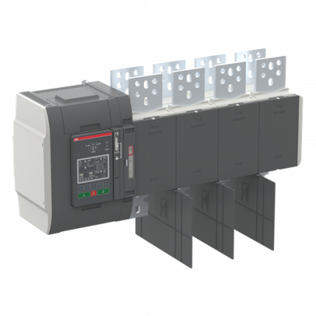 ABB OXB800U3S2QT Automatischer Umschalter TruONE 3-pol + N 800 A, Level 2 Steuereinheit 200 ... 480 V AC, Zugang oben verzögerte Umschaltung I-0-II UL